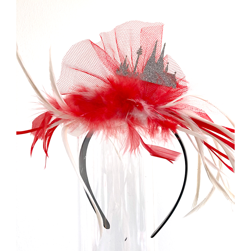 Feder-Kopfschmuck Skyline Köln