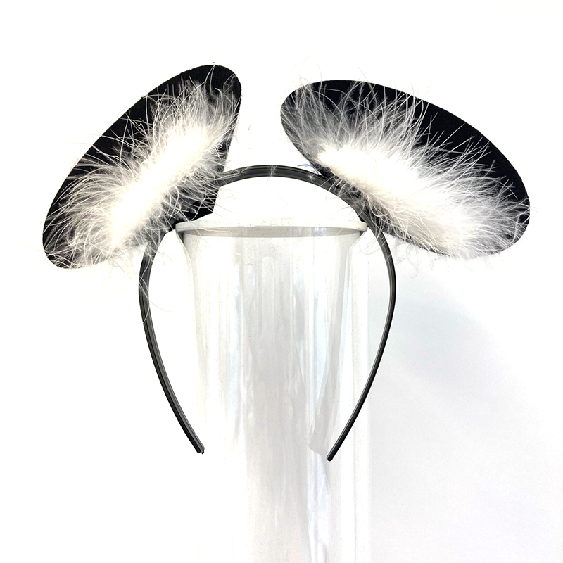 Haarreif Maus mit weißem oder rosa Tüll – Bild 3