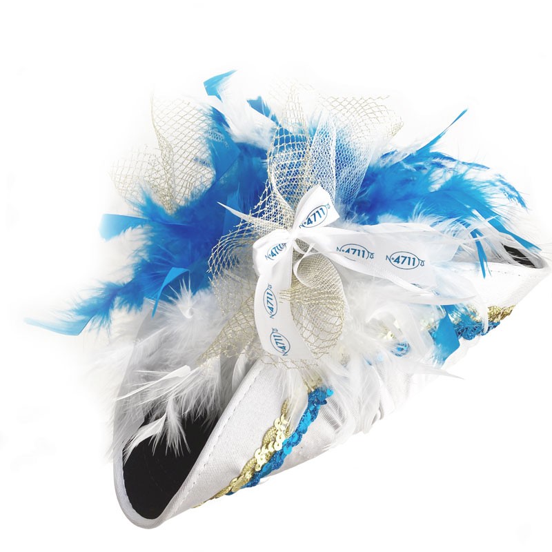 Dreispitz Weiß Türkis