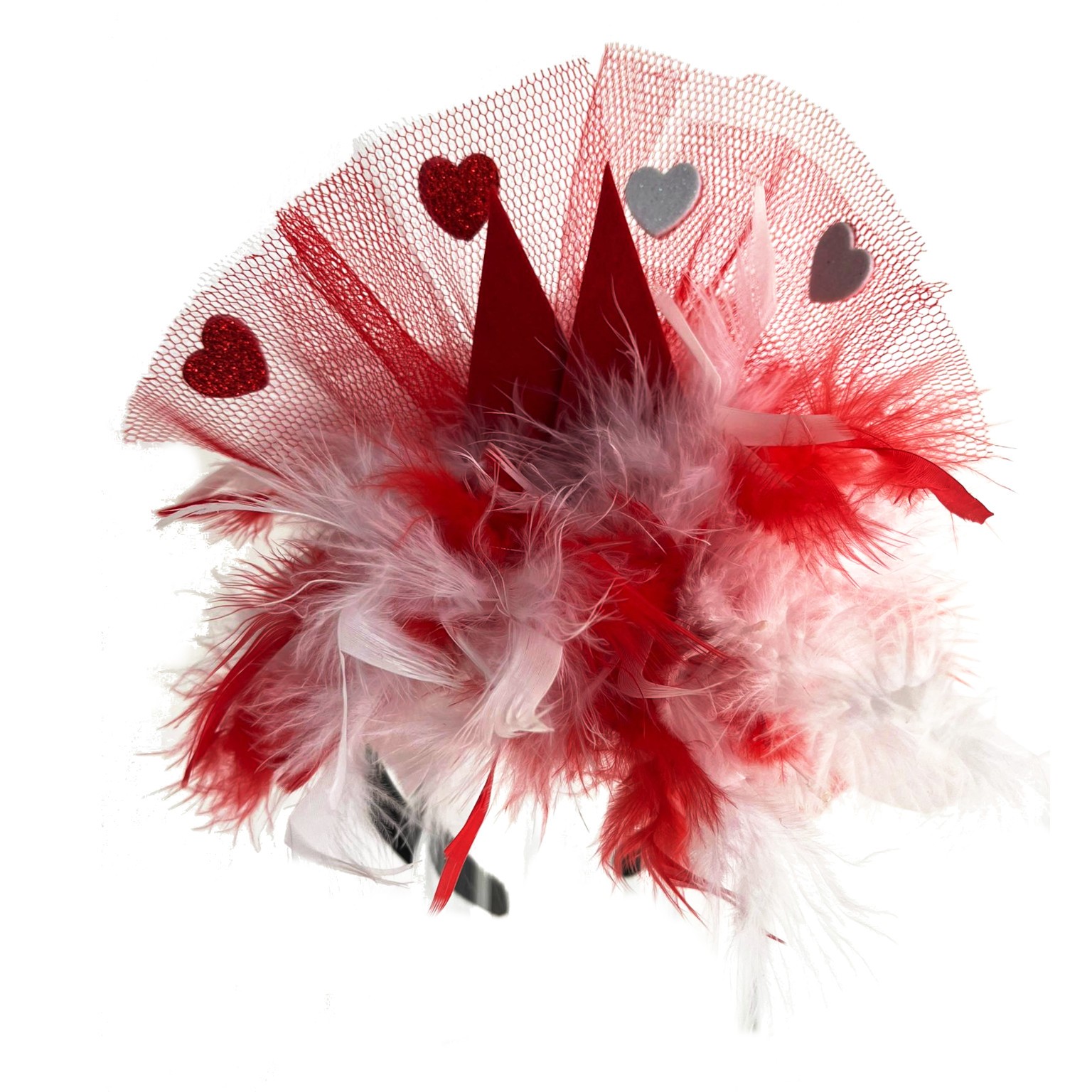 Haarreif mit Herzen und Dom