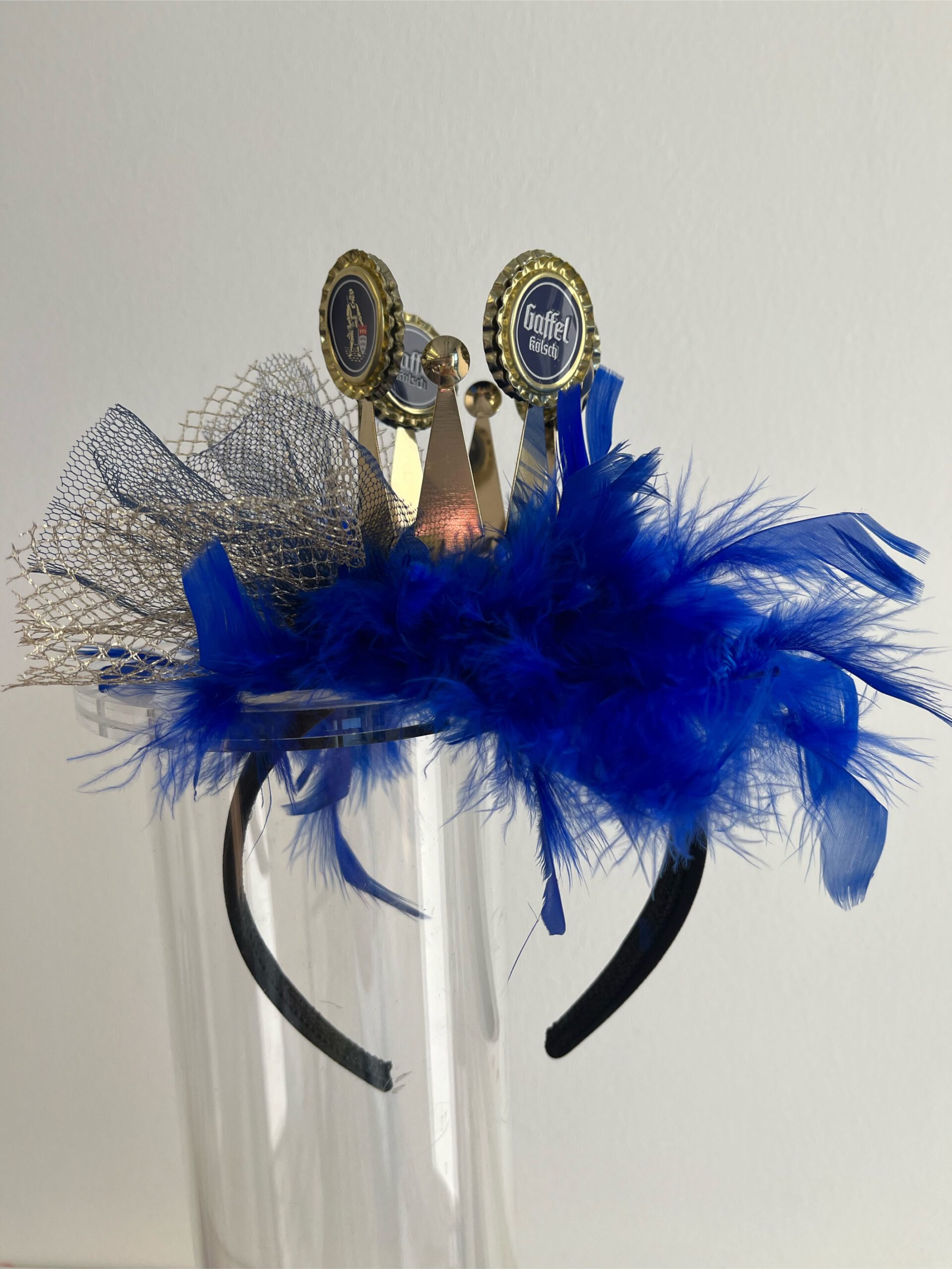 Gaffel-Krone am Haarreif