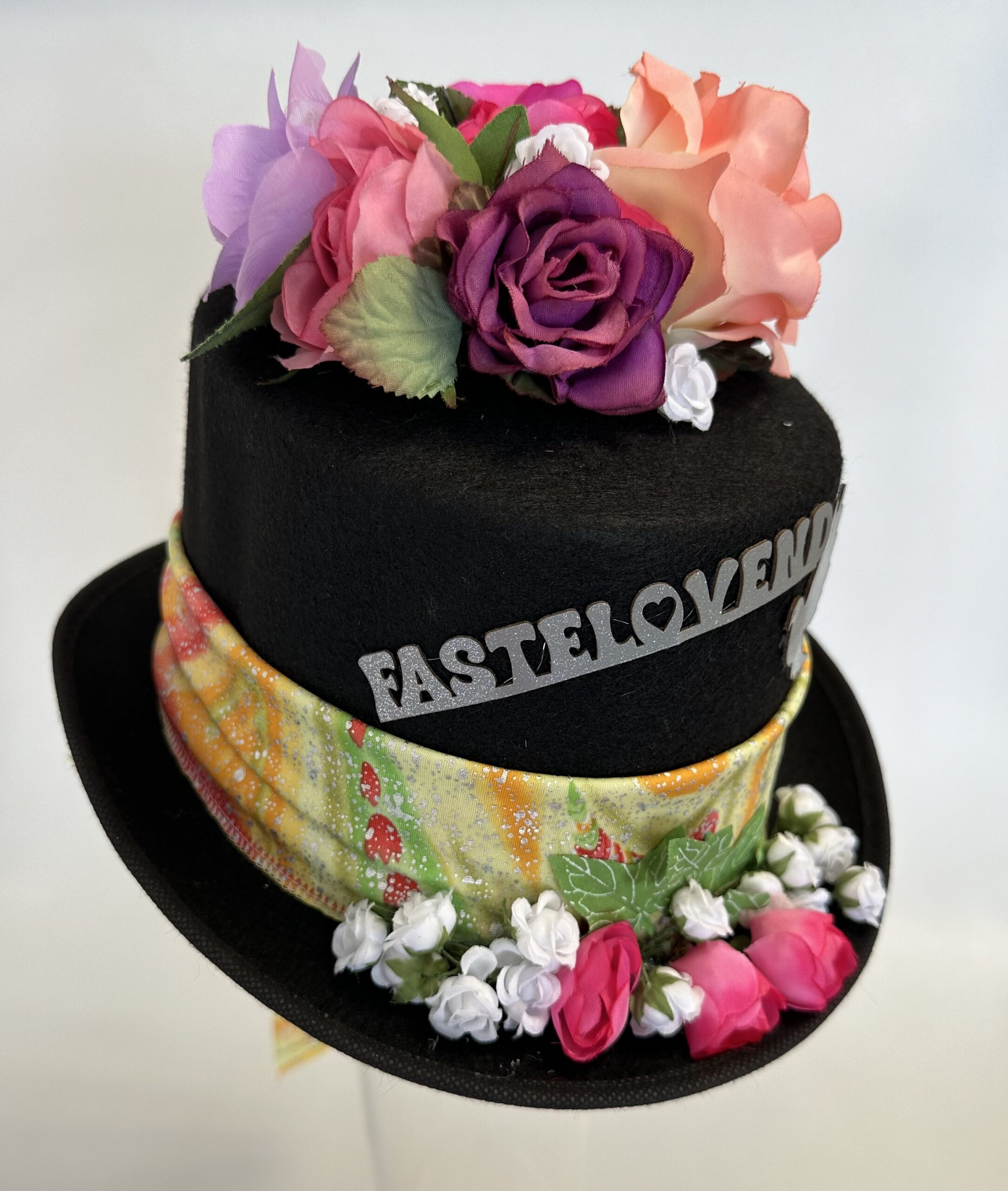 Zylinder "Fastelovend" Edel Hippie