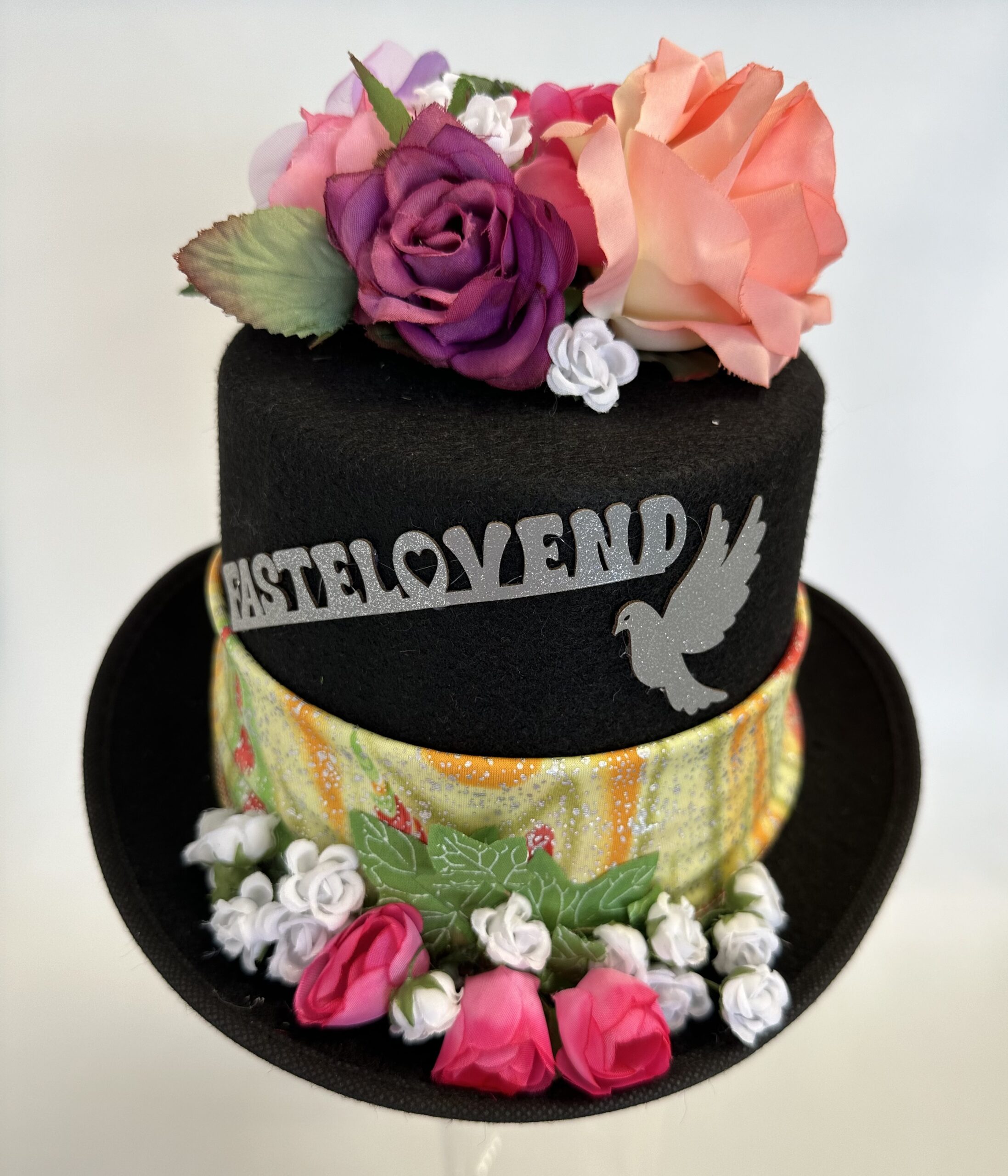 Zylinder "Fastelovend" Edel Hippie – Bild 3