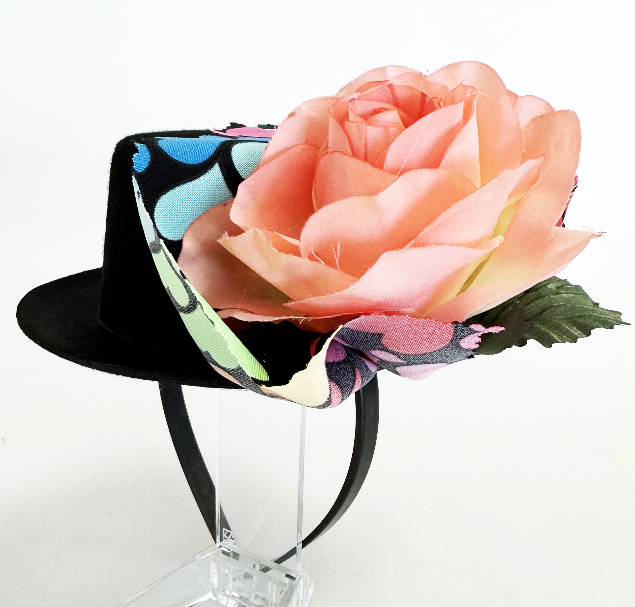 Mini Zylinder - Haarreif "Fastelovend" Herzen – Bild 2