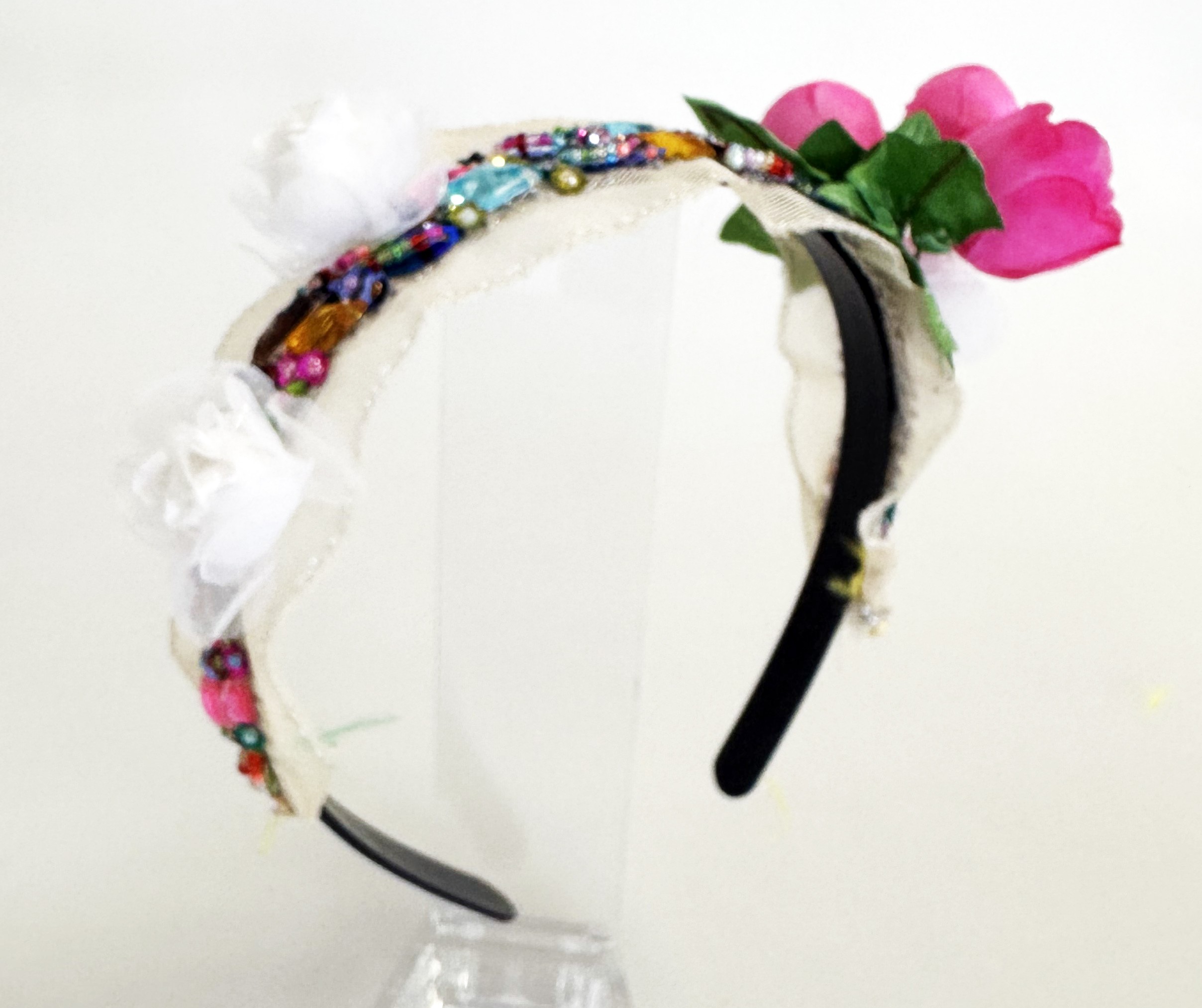 Haarreif "Fastelovend" Glitzersteinchen – Bild 2