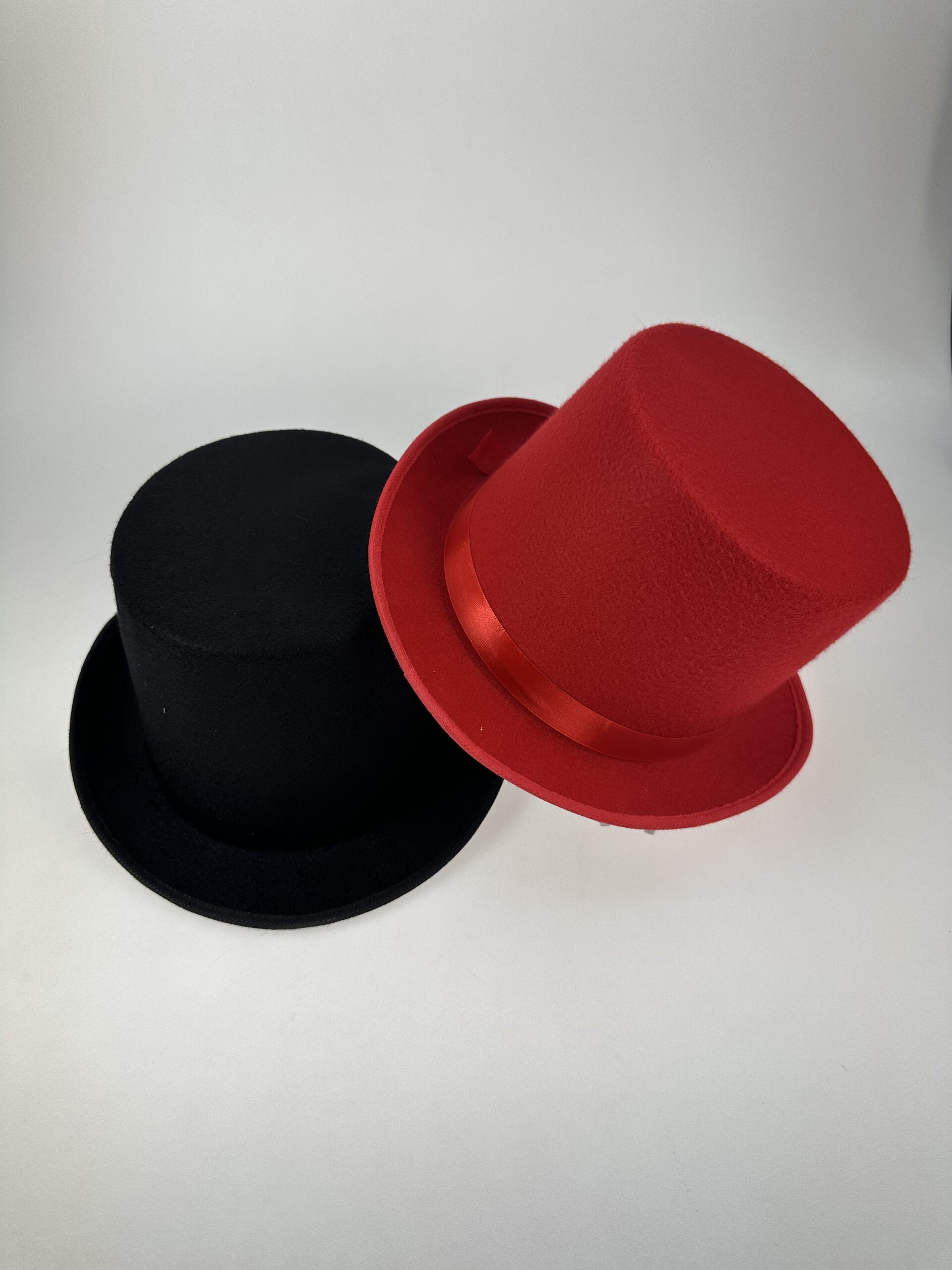 Zylinder "Basic" schwarz + rot